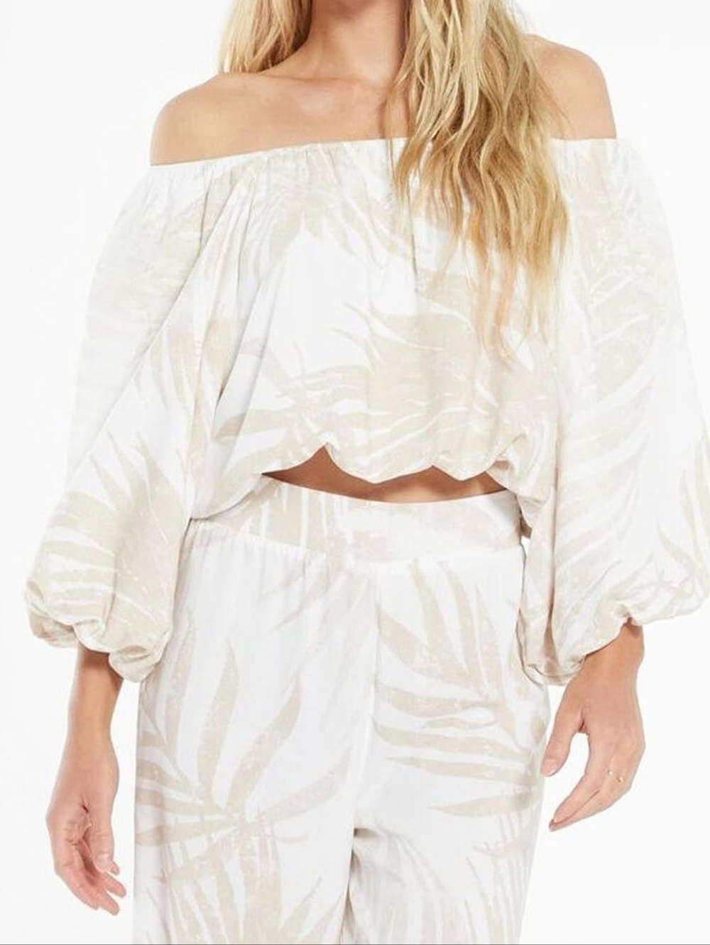 NWT Z Supply Off Shoulder Top